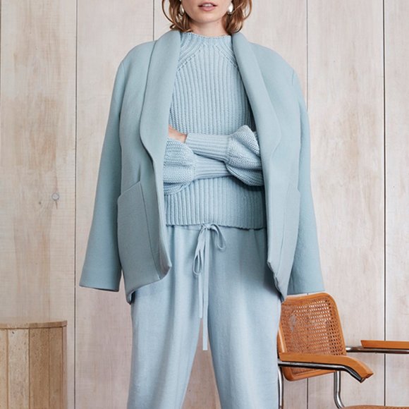 APIECE APART Blue Big Sur Blazer Wool XS